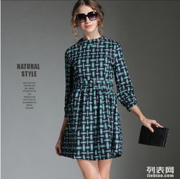 歐美風新款格子連衣裙 廣州廠家直銷，一件起批引領時尚潮流